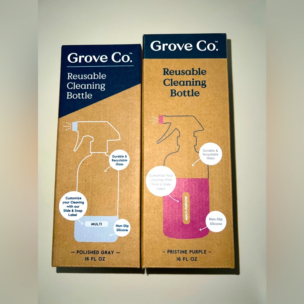 COPY - 2 Grove Reusable Cleaning Bottles